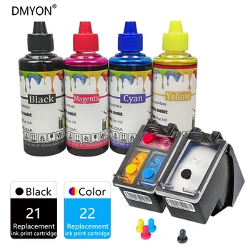 

DMYON 21 22 XL Cartridges for Printer Ink Compatible for Hp DeskJet 3910 3915 3920 3930 3930v 3940 3940v D1311 D1320 D1330 D1341