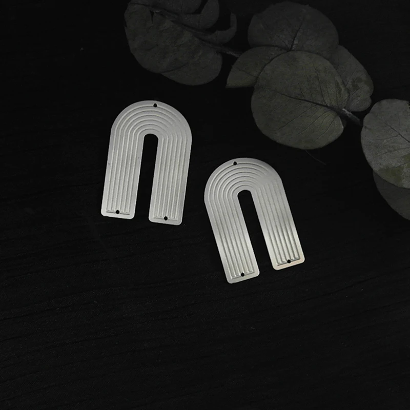 Making Jewelry Findings Arched Stainless Steel Bead Metal Pendant Laser