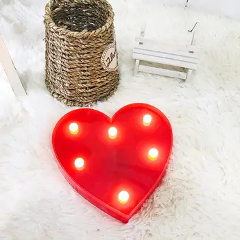 

Party Wedding Home Love Angle Decor LED Valentine Day Lights Battery Lamb Gifts Low Power Consumption Energy Saving