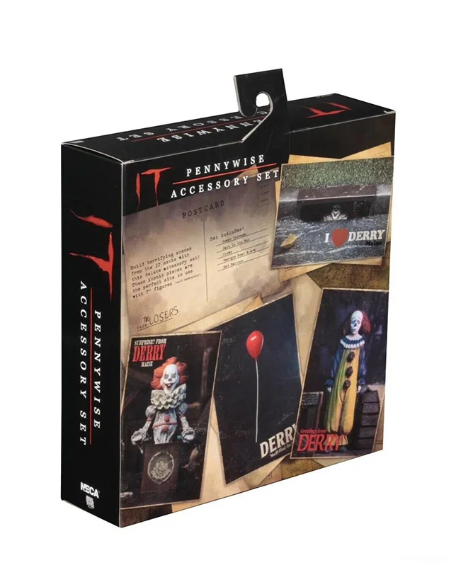 21 см NECA Pennywise Джокер клоун ПВХ Фигурки игрушки канализационные сцены клоун pennywise украшения модели игрушки Хэллоуин подарок для детей - Цвет: 01box