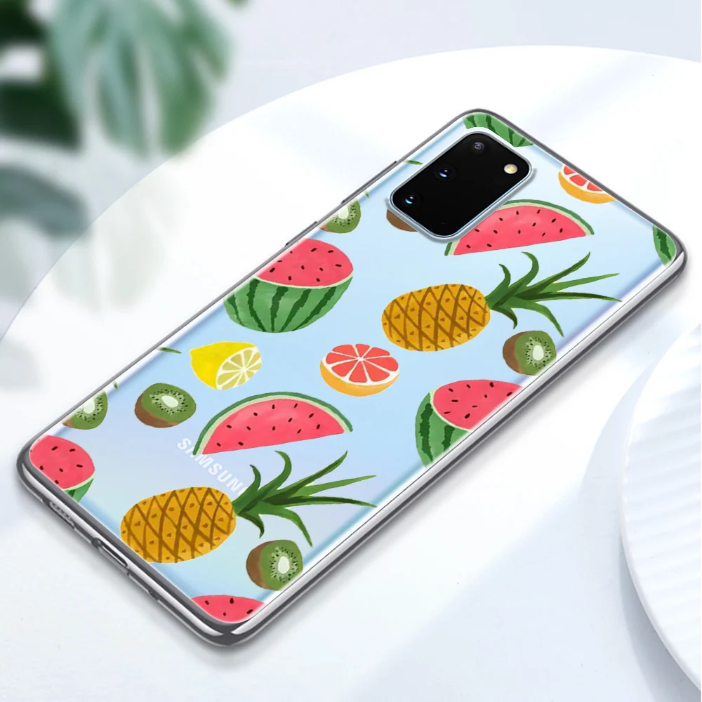 Мягкий чехол из ТПУ для телефона Samsung Galaxy S10 S9 S8 Plus S10e S20 Ultra A50 A51 A71 A70 A20e A10 A40 с