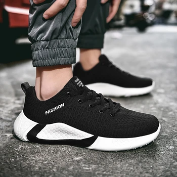 

Men Sneakers Men Casual Shoes Brand Men Shoes Male Mesh Flats Plus Big Size Lace Up Breathable Slip On Spring Autumn