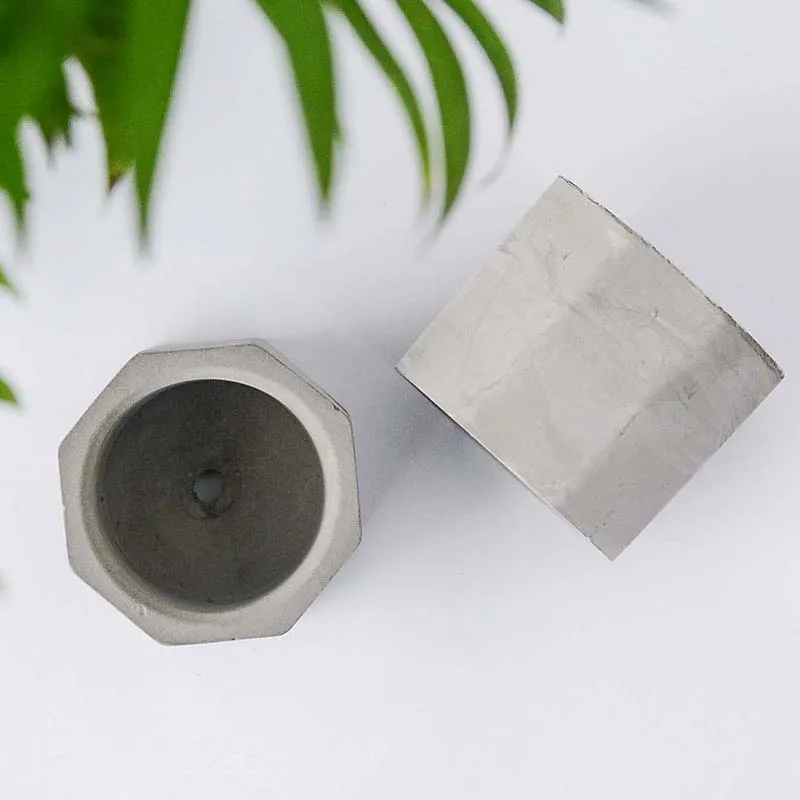 Восьмиугольная силиконовая форма для бетонного цветочного горшка, силиконовая форма для подсвечника, цветочный горшок для суккулентных растений, форма для подсвечника