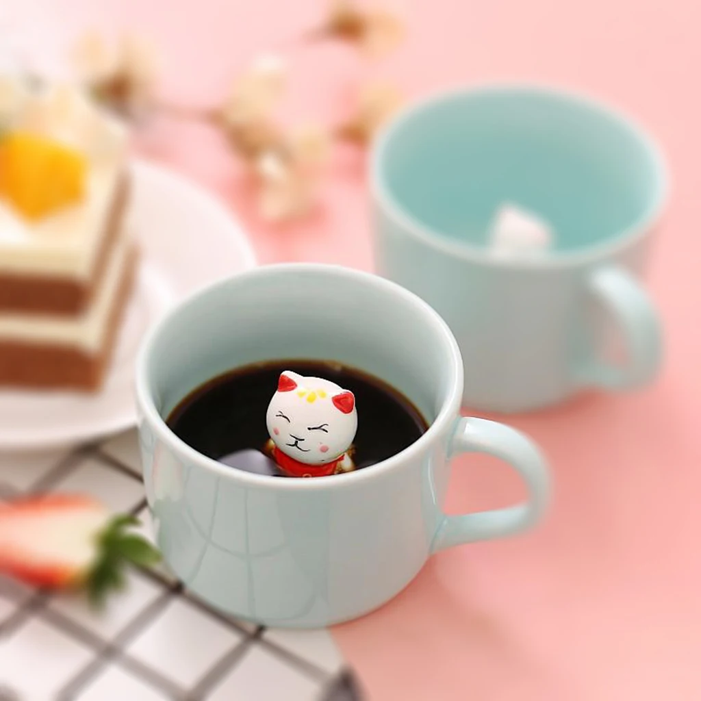 Tasse 3D Céramique Biigming - Surprise Animal Inside - 350ml - Lavable Micro-ondes