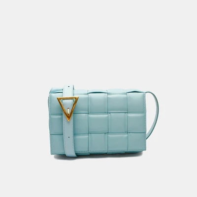 Light Blue Роскошные кассетные сумки женские сумки через плечо дизайнерская Высококачественная сумка-Кроссбоди из натуральной кожи клатч кошельки Bolsas Feminin - Цвет: Light Blue