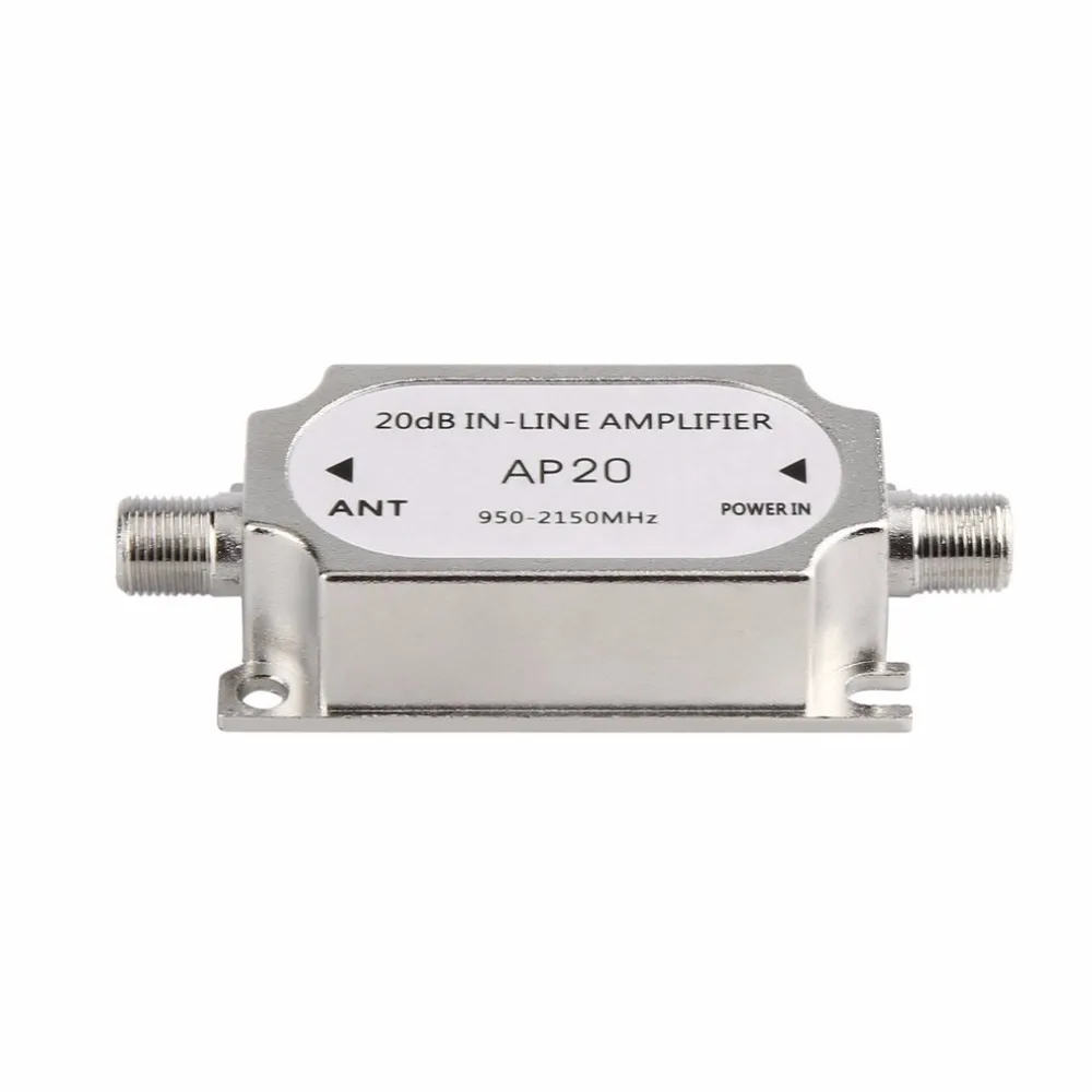 New Satellite 20dB In-line 950-2150MHZ Signal Booster For Cable Run  Strength