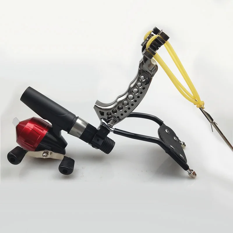 Tiro com Arco Estilingue de Pesca Poderoso Multi-função Bowfishing Peixe Tiro Slingshot Catapult Caça Arco Flecha Kit 8 Caça Tiro Com Arco arco flecha Estilingue de Pesca kit