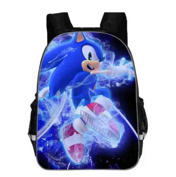 

New Cartoon Super Mario Bros Sonic Kids Backpack Kindergarten School Bag Children Printing Backpack Girls Boys Mochila