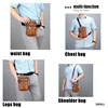 JEEP BULUO Men Shoulder Messenger Bags Small Multi-function Sling Chest Bag Legs Waist Bag For Man New Fashion Casual Crossbody ► Photo 2/6