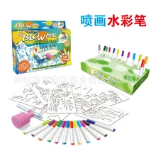 Детские Инструменты для рисования, пастели для рисования, набор для граффити, шаблон для девочек и мальчиков, детский сад, для молодых студентов, распылительная ручка, игрушка