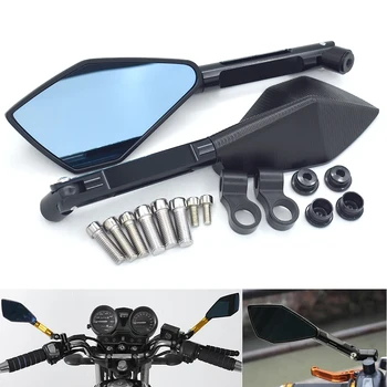 

Universal CNC aluminum alloy motorcycle rearview mirror 8mm 10mm For KAWASAKI Z250 Z300 Z750 Z750S Z750R Z800 Z900 Z1000