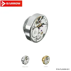Barrow – bouchon de fermeture à serrage manuel G1 / 4 ", argent et or, accessoires pour ordinateur, TJXDS 01 