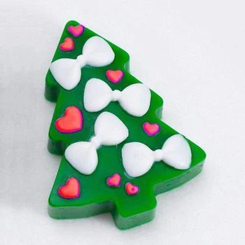 

Silicone mold for soap Christmas tree with bows 5181935