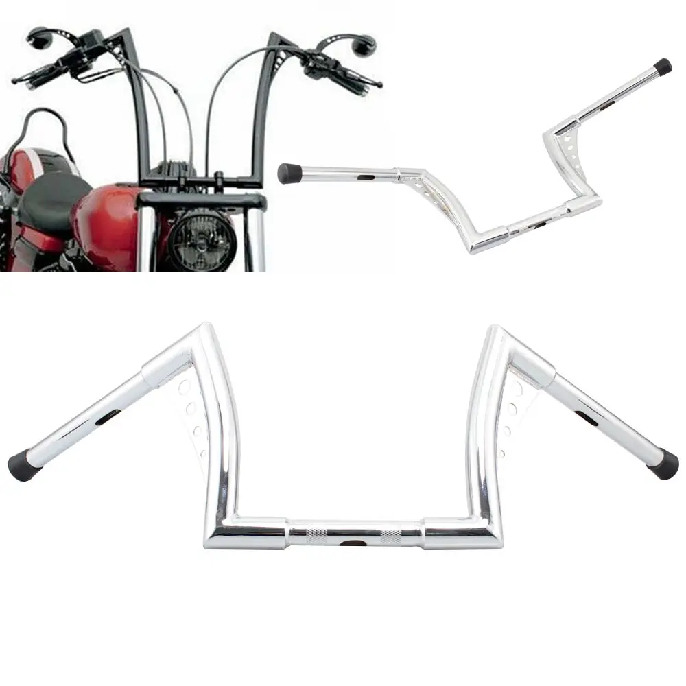 

1-1/4" 10" Rise Ape Hangers Handlebar For Harley Dyna FLHT FXST Softail FLSTF Sportster XL 883 1200 Motorcycle Handlebar Chrome