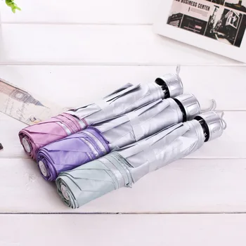 

Automatic Mini Umbrella Rain Sunlight Dual-Use Sun Umbrella Folding Sunscreen UV Umbrella 8 Bone Travel Women Kids Umbrella