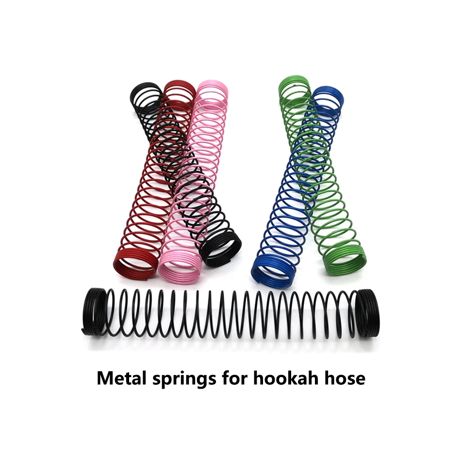 Multicolor Hookah Springs Shisha Silicone Hose Spring Chicha Nargile Narguile Accessories Bulk Hookah Accessories