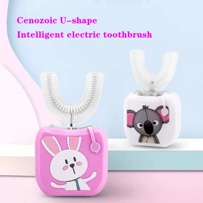 Smart U 360 Degrees Kids Electric Sonic Toothbrush Silicon Automatic Ultrasonic Tooth Brush USB Charging Oral B LED Blue Light Smart U 360 Degrees Kids Electric Sonic Toothbrush Silicon Automatic Ultrasonic Tooth Brush USB Charging Oral B LED Blue Light
