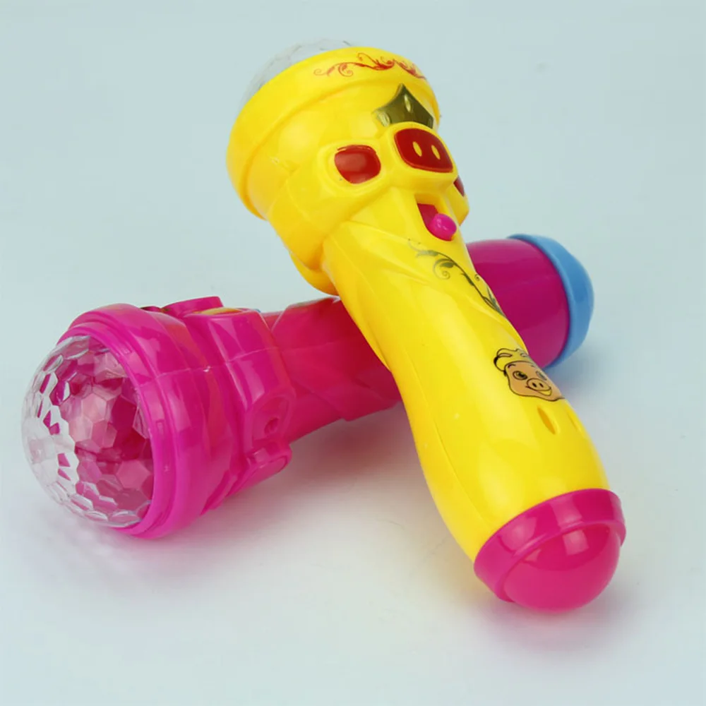 Люминесцентные игрушки светящаяся игрушка освещение смешная Беспроводная модель микрофона Подарок Музыка Караоке милый мини Забавный Подарок для ребенка мигающий палочка