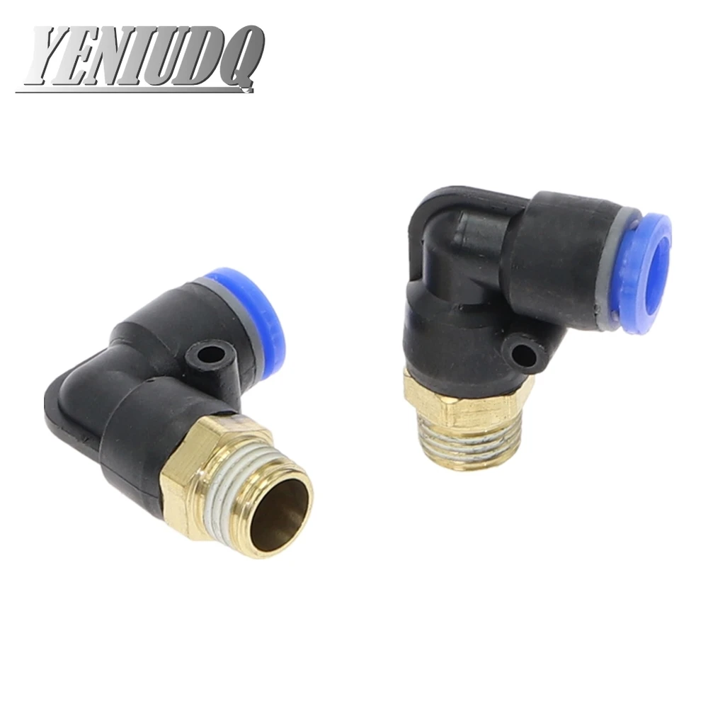 PL &quotшланг OD 4 6 8 10 12 мм 1/8'' 1/4 'Ɖ/8'' 1/2 ''BSP наружная резьба Пневматический