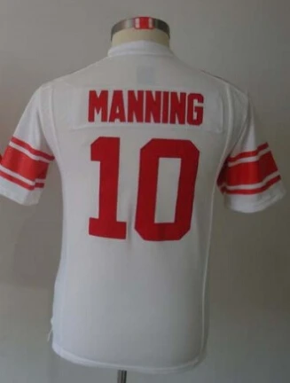Коричневый Молодежный Нью-Йорк s,#10 Eli Manning#13 Odell Beckham Jr Дети, красный белый синий прошитый Логотип Джерси - Цвет: Коричневый