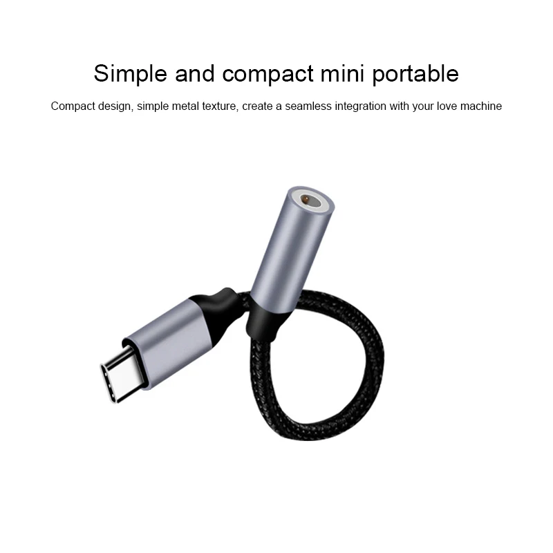 USB Type C Audio Adapter USB C Male to Female Jack 3.5mm Earphone Adapter Aux Cable For Samusng Huawei Xiaomi 3.5 Jack Converter