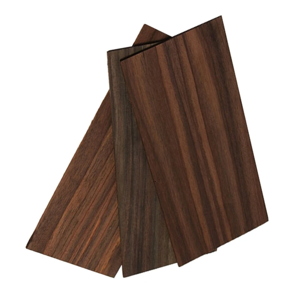 3x Rosewood Veneer Headplate for Acoustic Classic Guitar Head Making Luthier