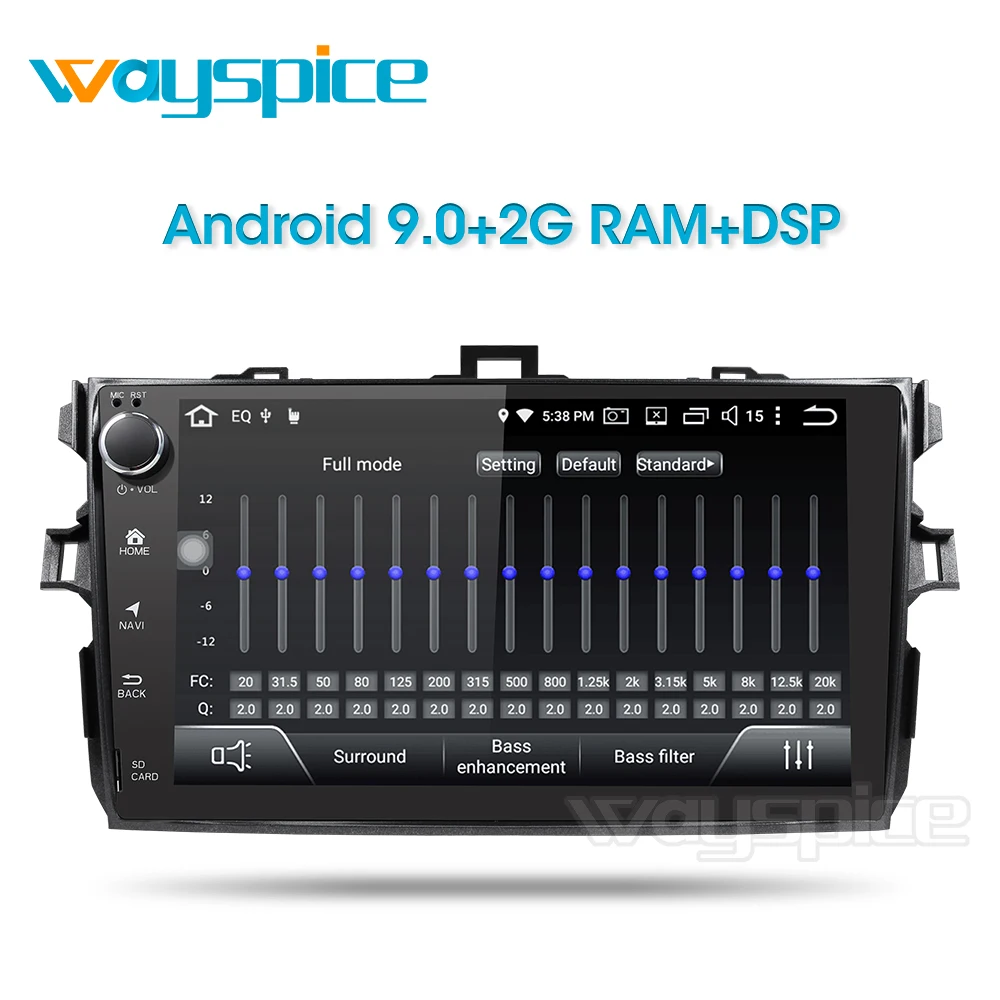 Android 9 0 PX30 автомобильный dvd gps навигатор для Toyota corolla 2007 2008 2009 2010 2011 Автомобильный