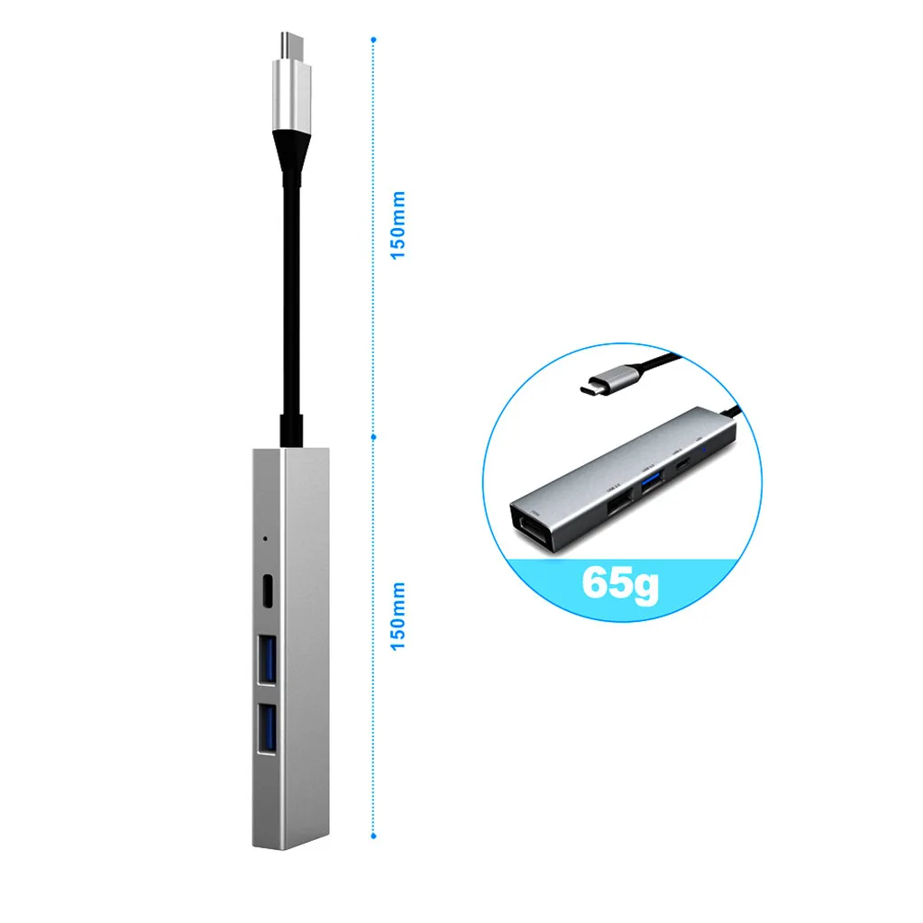 5 Гбит/с 4K адаптер usb type C к HDMI цифровой AV многопортовый концентратор USB3.1 адаптер PD зарядное устройство для ПК для samsung Galaxy Note 10# G2