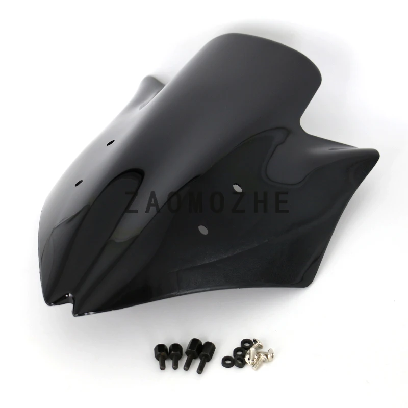 Для Kawasaki Z1000 2007 2008 2009 z1000 Z 1000 z 1000 Черный лобовое стекло двойной пузырь