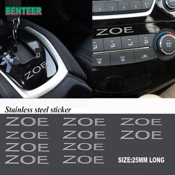

2pcs/5pcs/10pcs stainless steel car sticker for Renault ZOE Car tyling