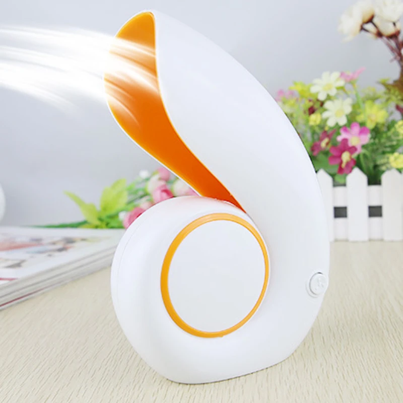 Mini Portable Air Conditioner Fan Desktop No Leaf Bladeless Small Fan Handheld Sea Snail Usb Fan
