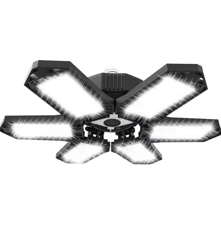 접이식 차고 조명 LED 조명, 천장 램프, 높은 베이 조명, UFO 변형 가능한 전구, AC110V, 220V, B22, E26, E27, E39, E40, 200W, 신제품