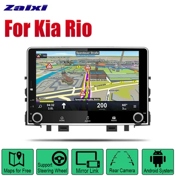 

ZaiXi Android Car Radio Stereo GPS Navigation For Kia Rio 2017~2018 Bluetooth wifi 2din Car Radio Stereo Multimedia Player Audio