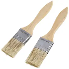 1,5 дюйма Ширина мягкая щетина краска ing Рисование масляная кисть для рисования, ручка 5 шт