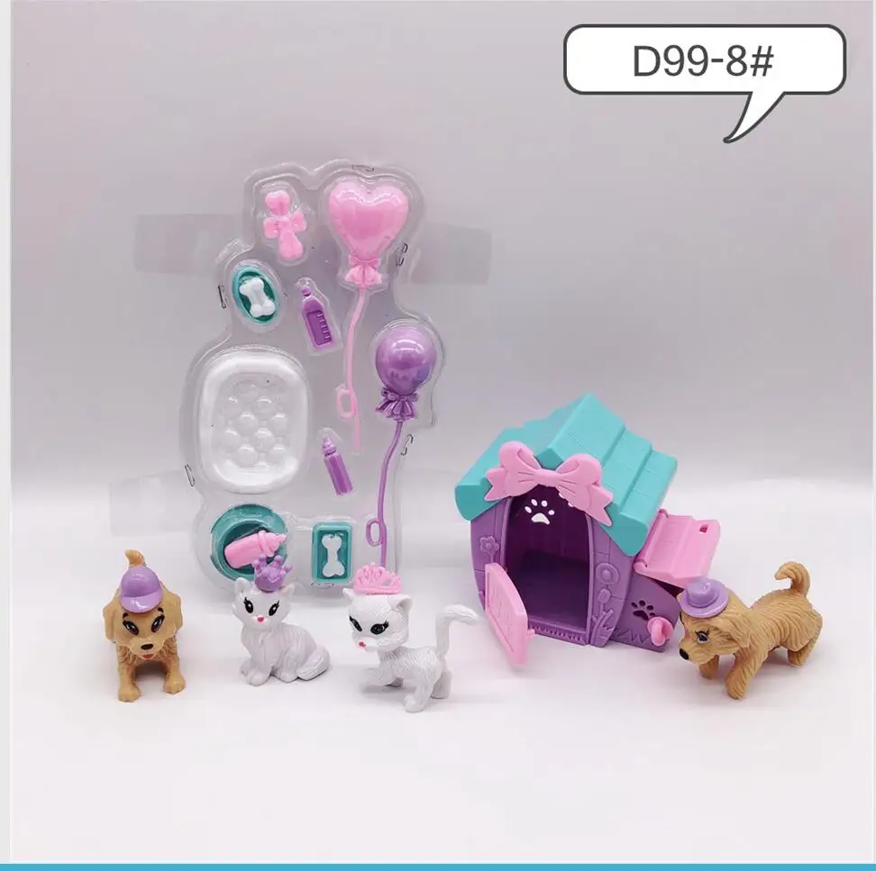 Новейшая мода аксессуары для Барби детская кроватка+ туалет+ Спальня+ парк развлечений Пластиковые Детские интерактивные игрушки/ - Цвет: Красный