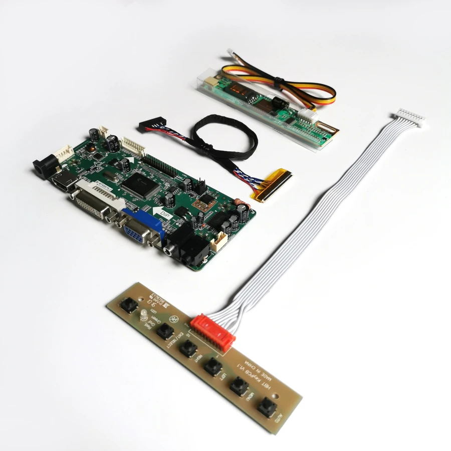 For LTN141P2-L01 LTN141P4-L03 LCD panel DVI VGA 14.1&quot 1400*1050 CCFL LVDS 30Pin M.NT68676 screen controller drive board kit |