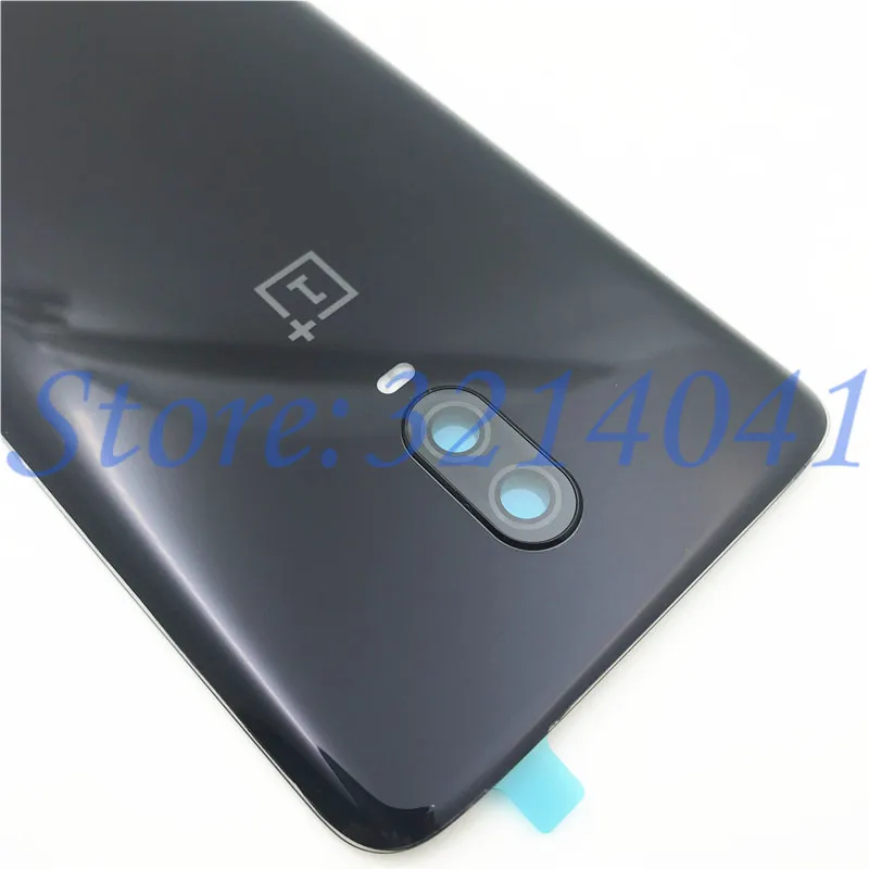 Материал стекло задняя крышка корпуса для One Plus OnePlus 6T 1+ 6T Задняя крышка батареи чехол+ объектив камеры запасные части