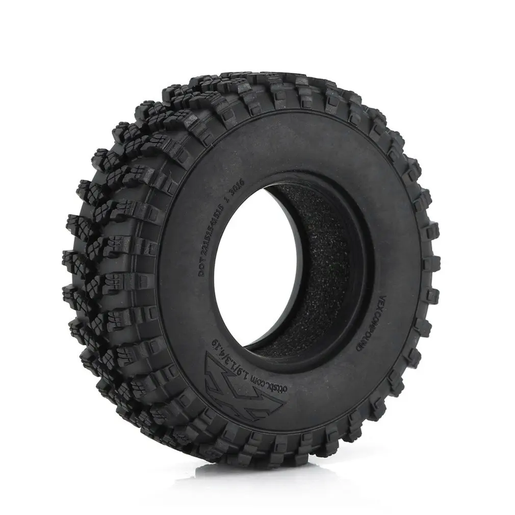 AX-8020 4PCS 1.9 Inch Model Climbing Tire Sponge Car Set For RC 1/10 Rock Climbing Trucks Rubber Tires Tyres Truck Set