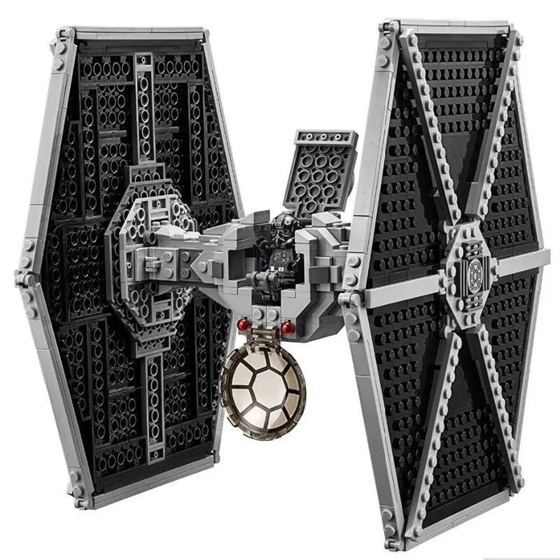 Модели и строительные блоки StarWars Imperial TIE Fighter Costruzioni игрушки для детей с 10900