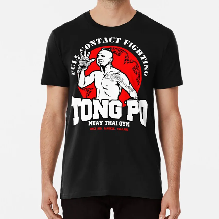 New Tong Po Muay Thai Fighter Villain Kickboxer Van Dami Movie T Shirt Van Damme Jcvd Van Dami Movie Bloodsport T Shirt