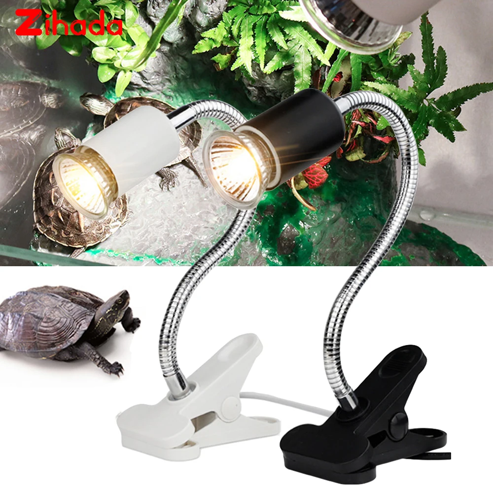 Reptile Lamp Set UVA+UVB 3.0 Clip-on Bulb Holder Thermometer Hygrometer Turtle Tortoises Basking Heat light Kit | Освещение