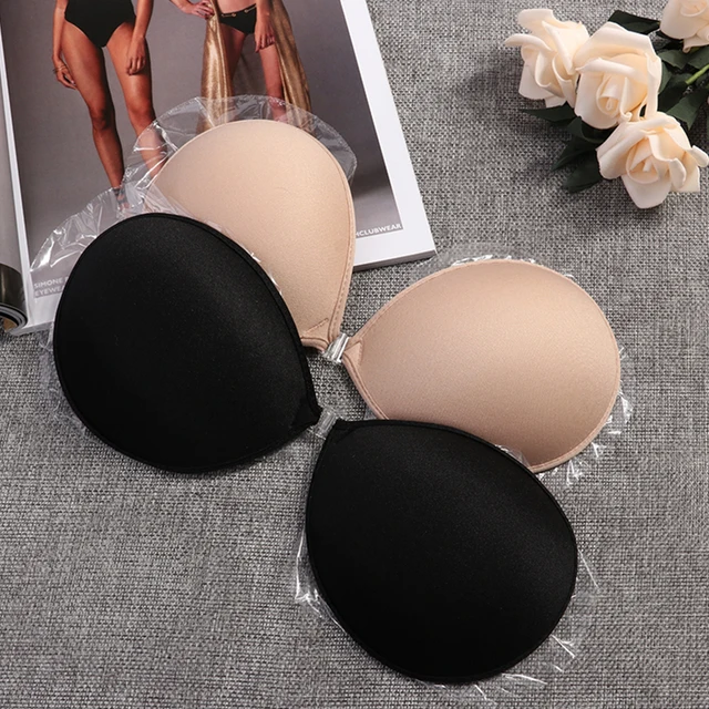 Sexy Sujetador Women's bra Invisible Push Up Bra Self-Adhesive Silicone Seamless Front Closure Sticky Backless Strapless Bra 1