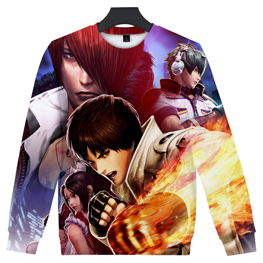 Из серии игр The king of fighters(с модным принтом Футболки Для женщин/Для мужчин с длинным рукавом футболки Новое поступление, горячая Распродажа Повседневное уличная одежда