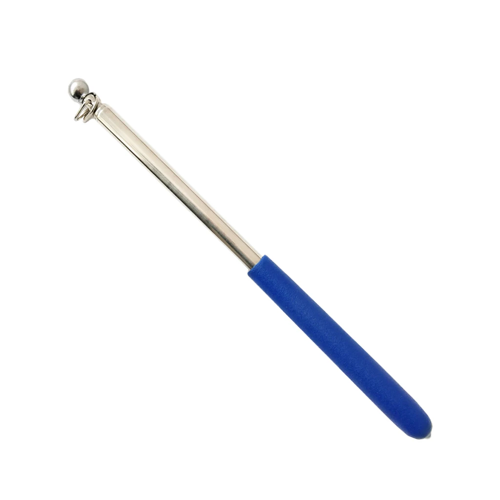 1m Telescopic Stainless Steel Flagpole Extendable Banner Guide Pole Teachers Pointer 5 Colors