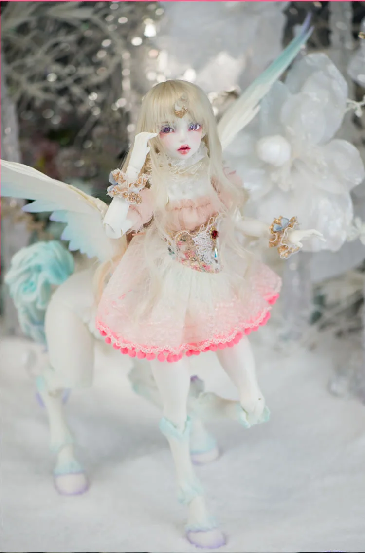 1/4 scale nude BJD doll pretty girl Elf horse version BJD/SD Resin figure model.Not included Clothes shoes wig A0365Lucywen | Игрушки и