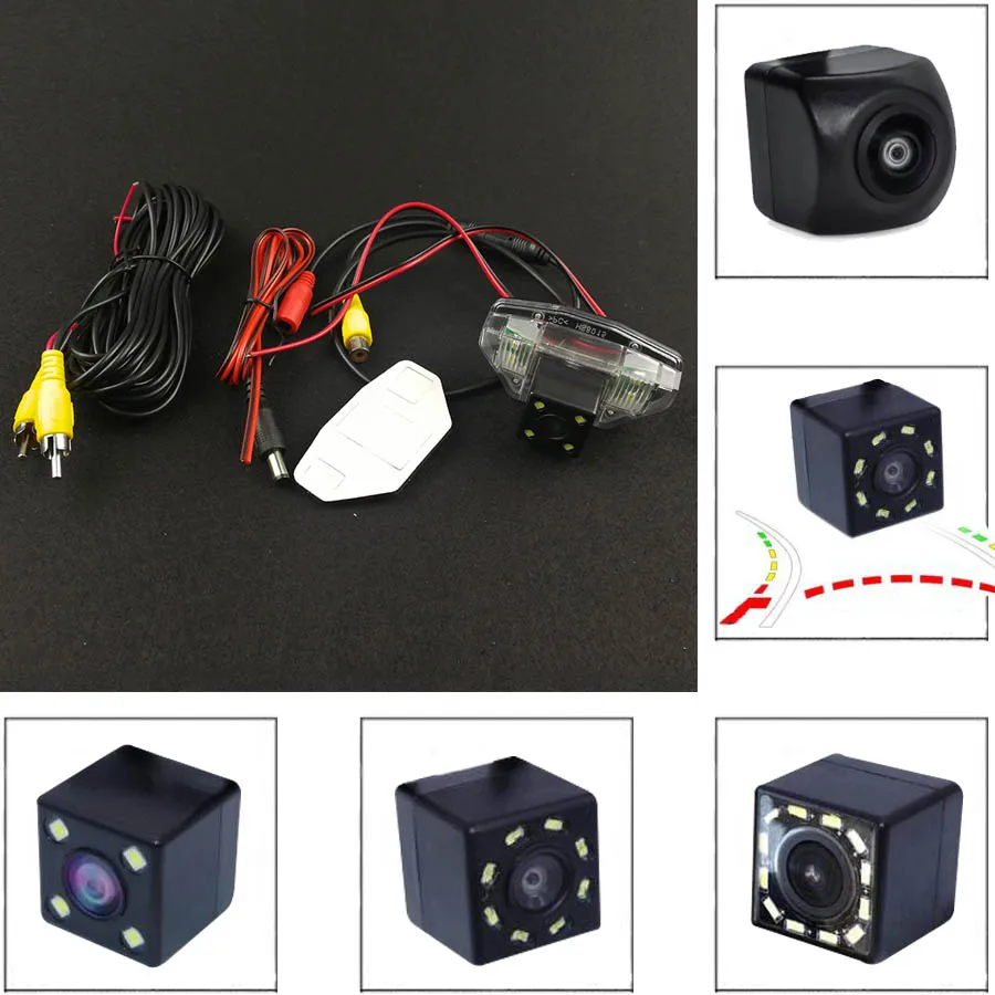 For Honda CRV Fit Crosstour Odessey Car CCD HD 4 LED Night Vision Reverse Backup Parking Waterproof Reversing Rear View Camera | Автомобили