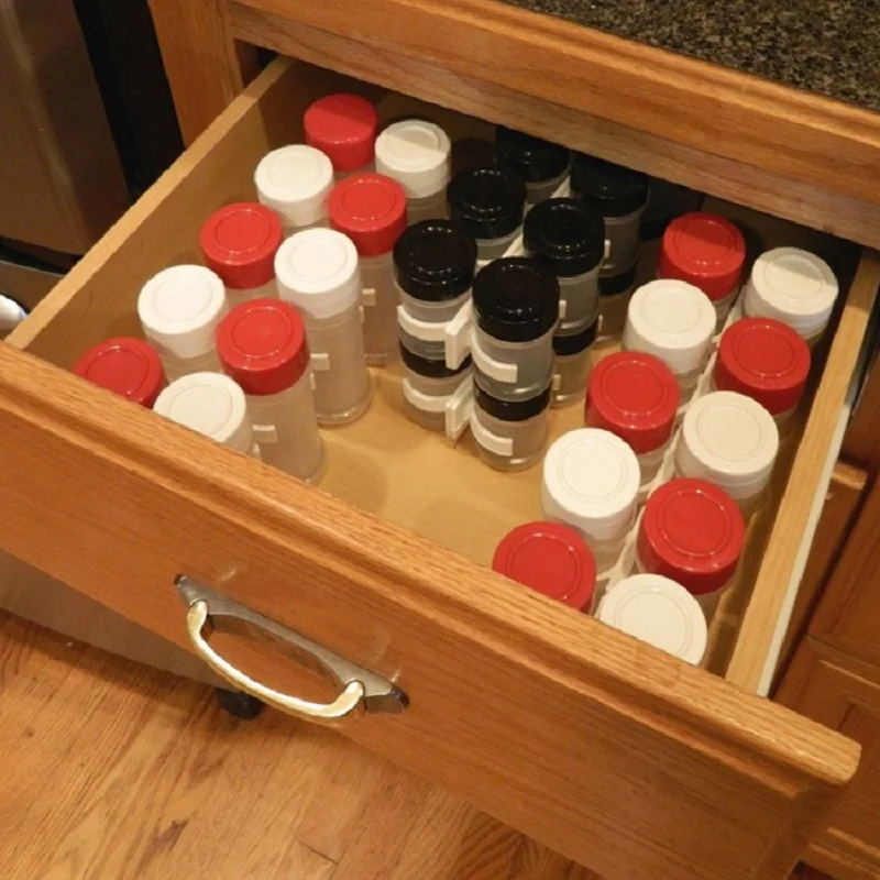 1/2/4 Pcs Wall Mount Ingredient Spice Bottle Rack Plastic Clip Organizer Rack Kitchen Cabinet Door Hooks Jars Spice Holder Tools 1/2/4 Pcs Wall Mount Ingredient Spice Bottle Rack Plastic Clip Organizer Rack Kitchen Cabinet Door Hooks Jars Spice Holder Tools