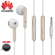 Оригинальные наушники huawei AM 116 с микрофоном и регулятором громкости, металлическая гарнитура для huawei P7 P8 P9 Lite P10 Plus Honor 5X 6X mate