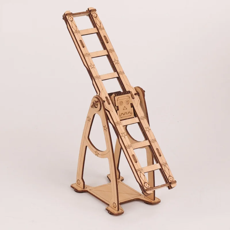 

Wooden 3D puzzle children adult fun swing boy decompression toy DIY wooden novelty toys crafts