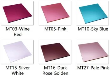 

300mm x 200mm x 3.0mm Acrylic/PMMA Pearlescent Metallic Sheets for Jewelries, Crafts, Art Works, Decoration - 12 pcs/lot